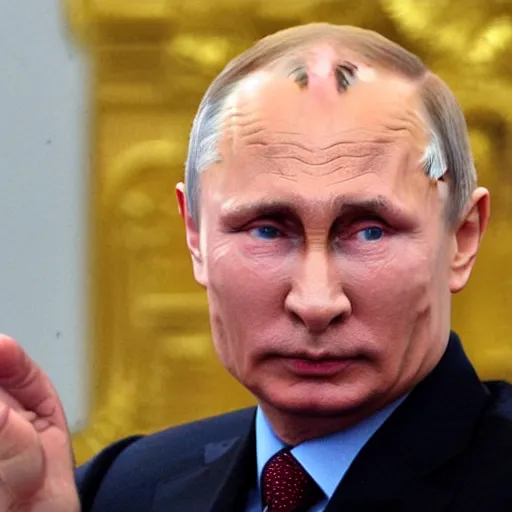 Image similar to vladimir putin with a pocket full of gravy