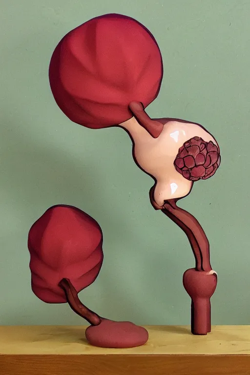 Image similar to plumbus, mixed mid-century