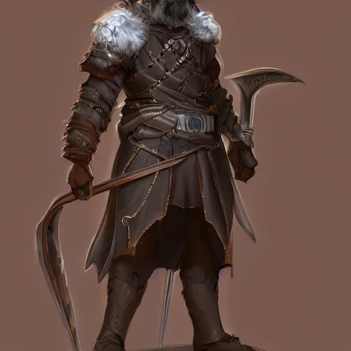 Image similar to 5 0 years old man, tall, stocky : : fantasy : : brown hair, sympathetic, short brown beard : : decorated medieval clothing : : high detail, digital art, rpg, concept art, illustration