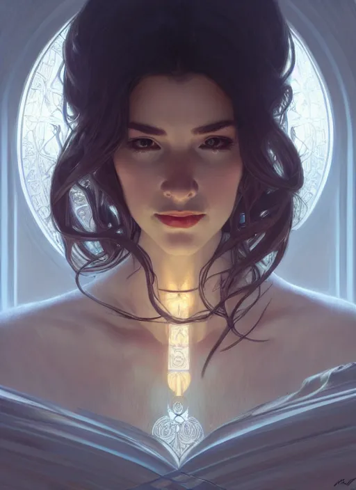 Image similar to perfectly - centered - portrait of a beautiful boss lady, light comes from the window, intricate, highly detailed, digital painting, artstation, concept art, smooth, sharp focus, illustration, unreal engine 5, 8 k, art by artgerm and greg rutkowski and alphonse mucha