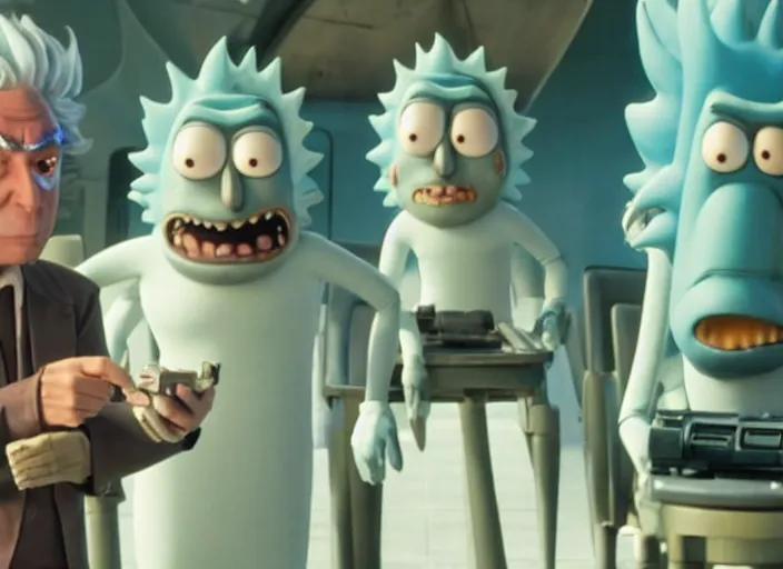 Image similar to film still of rick sanchez in the new scifi movie 4 k,,,,,,,,,,,,,,,,,,,,,,,,,,,,,,,,,,,,,,,,,,,,,,,, rick and morty