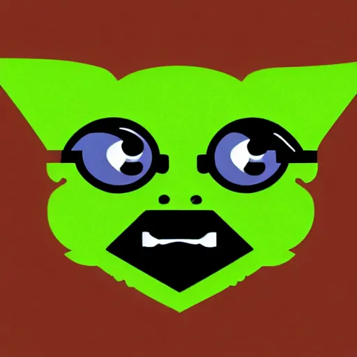 Image similar to kawaii yoda icon, trending on logopond