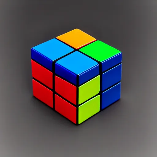 Image similar to a plasticine rubik's cube, studio photo, realistic, ultra detailed, close - up photo, 4 k.