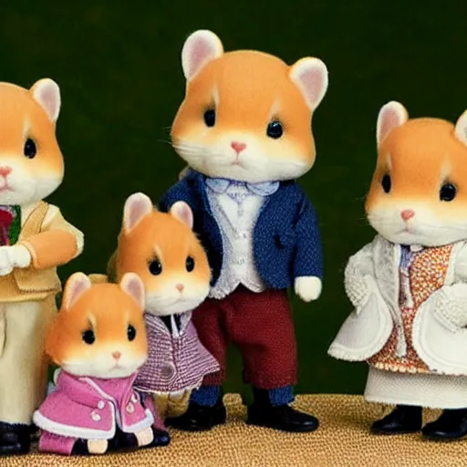 Image similar to calico critters the godfather