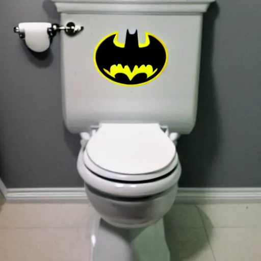Image similar to batman's toilet