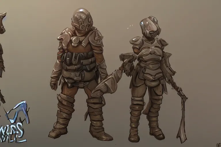 Image similar to closeup of Rimworld Character Pawn, Concept art youtube thumbnail trending on ArtStation