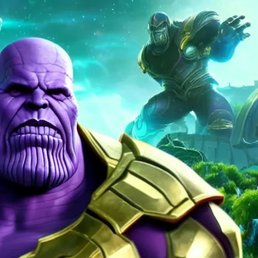 Image similar to thanos in league of legends