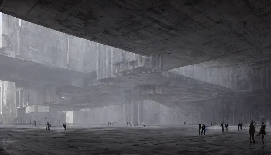 Image similar to big height brutalist imperial military base, drawing architecture, ultra very long shot, top angle, imperial architecture in rogue one, pritzker architecture prize, brutalism architecture, jan urschel, greig fraser