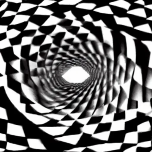 Image similar to optical illusion black and white