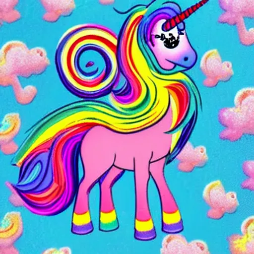 Prompt: “ lisa frank unicorn ”