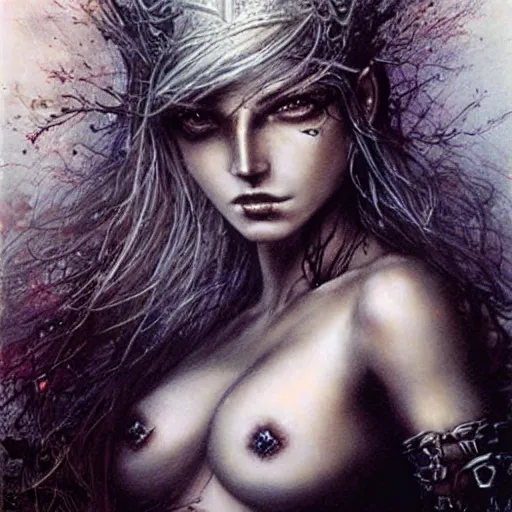 Image similar to painting by Luis Royo