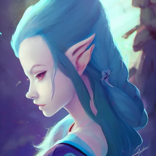 Image similar to a portrait of a cinematic still of the happy zelda, art by lois van baarle and loish and ross tran and rossdraws and sam yang and samdoesarts and artgerm and saruei and takaya imamura, digital art, highly detailed, intricate, sharp focus, trending on artstation hq, deviantart, unreal engine 5, 4 k uhd image