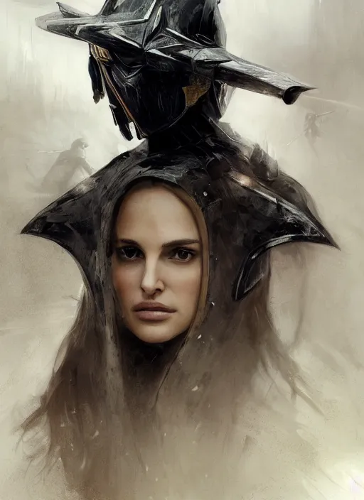 Image similar to young natalie portman, legendary warrior, warframe, lord of the rings, tattoos, decorative ornaments, battle armor, carl spitzweg, ismail inceoglu, vdragan bibin, hans thoma, greg rutkowski, alexandros pyromallis, cute, perfect face, detailed, sharply focused, centered, rule of thirds, photorealistic shading