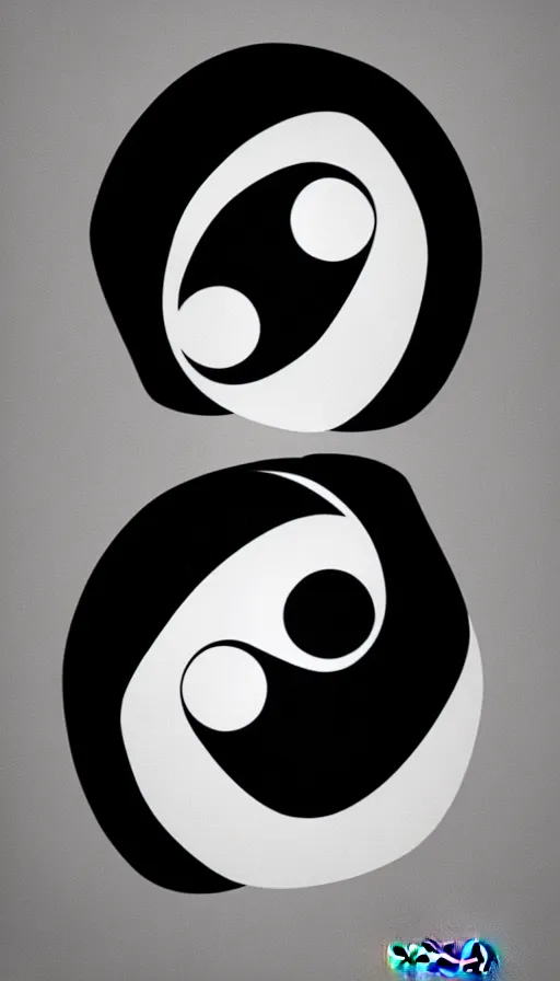 Image similar to Abstract representation of ying Yang concept, by Khara Inc