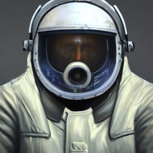 Image similar to a digital painting of a fighterjet pilot helmet of the ghost of kiev, hyper realistic, very detailed, in the style of greg rutkowski