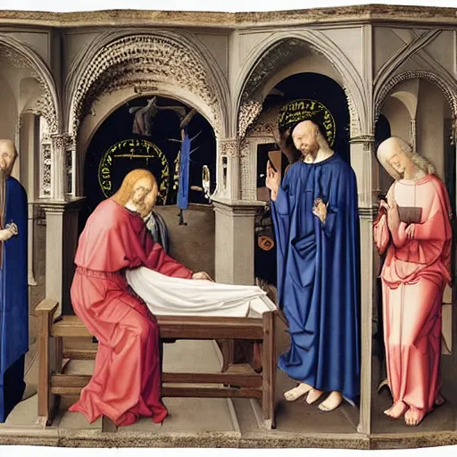 Image similar to deposition of christ by van der weyden