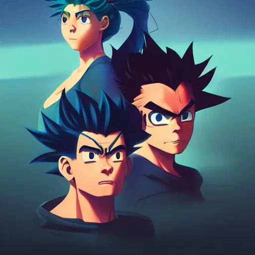 Image similar to face icon stylized minimalist yu yu hakusho, loftis, cory behance hd by jesper ejsing, by rhads, makoto shinkai and lois van baarle, ilya kuvshinov, rossdraws global illumination