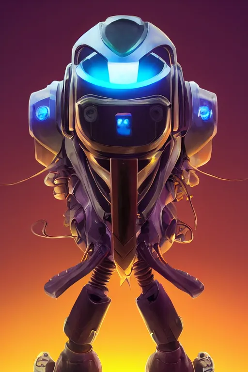 Image similar to epic mask helmet robot ninja portrait stylized as fornite style game design fanart by concept artist gervasio canda, behance hd by jesper ejsing, by rhads, makoto shinkai and lois van baarle, ilya kuvshinov, rossdraws global illumination radiating a glowing aura global illumination ray tracing hdr render in unreal engine 5