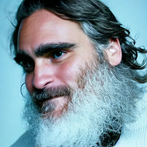 Image similar to joaquin phoenix as santa