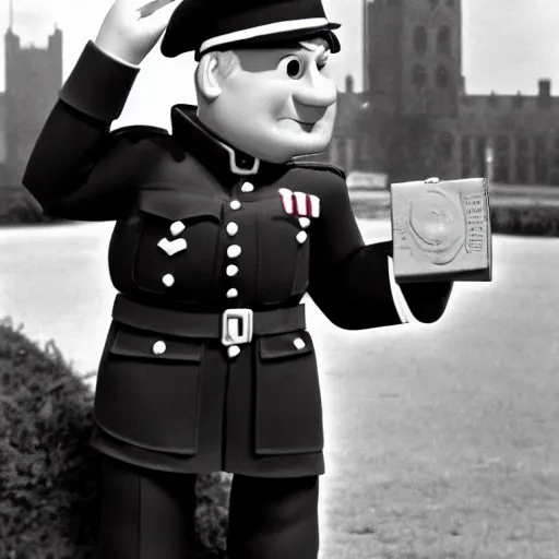 Image similar to herman goering in postman pat