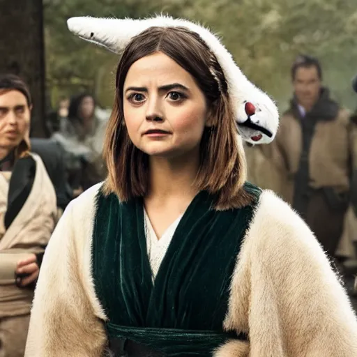 Image similar to jenna coleman as a kitsune