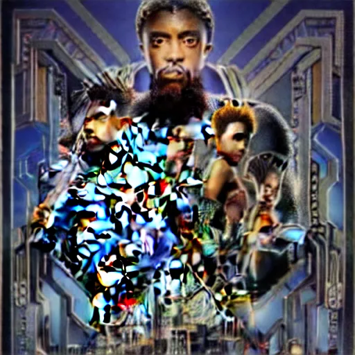 Image similar to black panther art anatomically correct 8 k