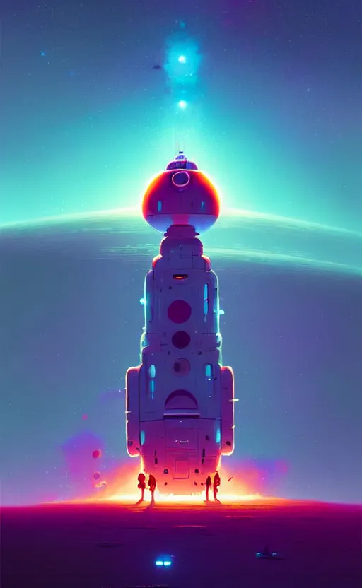 Prompt: robotic expedition to the death of a star by christopher balaskas and anton fadeev and dan mumford and beeple and norman rockwell, hyperrealistic, high detail, ultra detailed, space, nebula, sharp focus, astronomy, science, crisp edges, mist, reflections