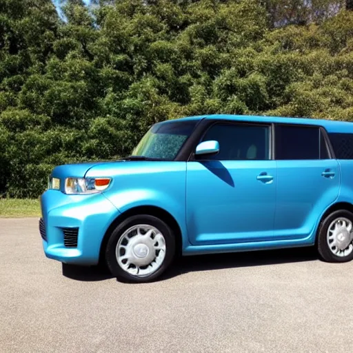 Prompt: scion xb 9 0's kids toy