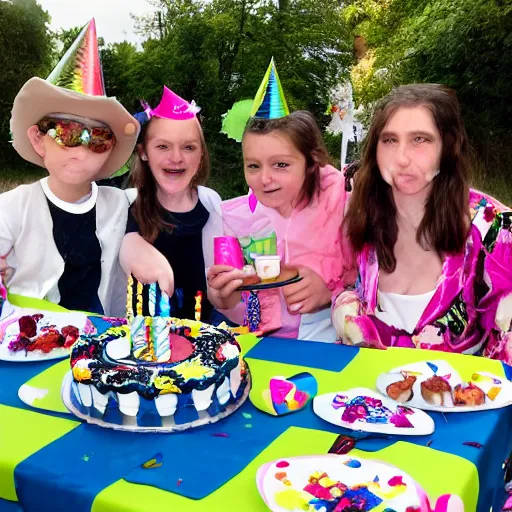 Image similar to photo of a birthday party in bretagne