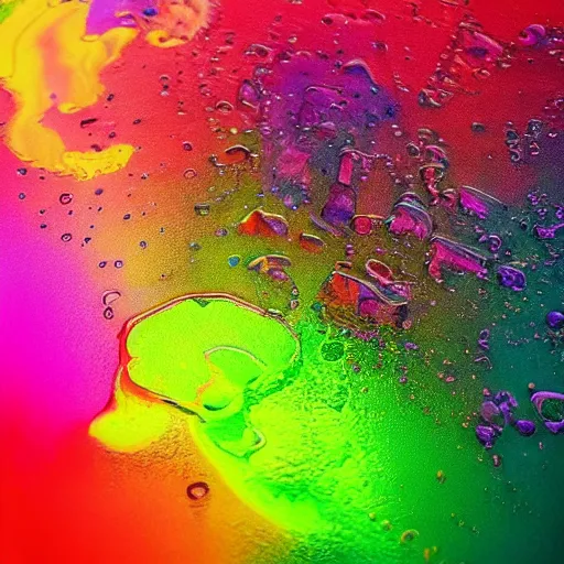 Image similar to beautiful colorful liquid art, neon colors, gradient