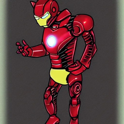 Prompt: cat as an iron man
