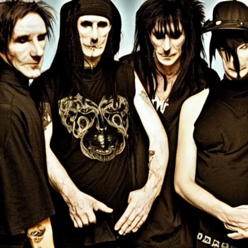 Image similar to skinny puppy band