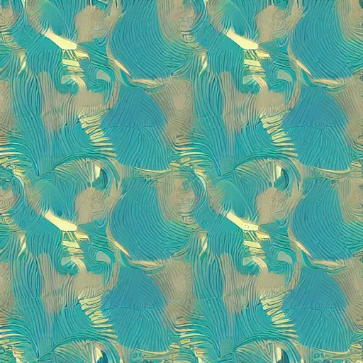 Image similar to chaos pattern + technology + multi material + 8k, on top of tropic leaf background