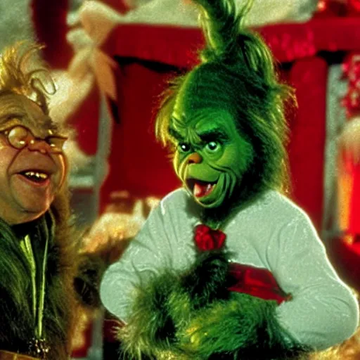 Image similar to A still of Danny Devito as the Grinch in How the Grinch Stole Christmas (2000)
