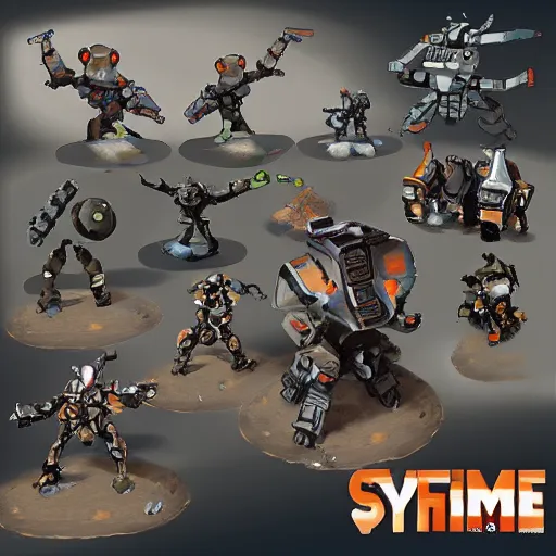 Image similar to sythe mech game artwork