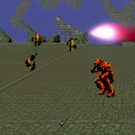 Image similar to Halo on the SNES screenshots