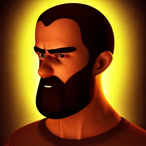 Prompt: A portrait of JesusAVGN twitch, hasselblad photo, intrecate light, 8k resolution, loony tunes style