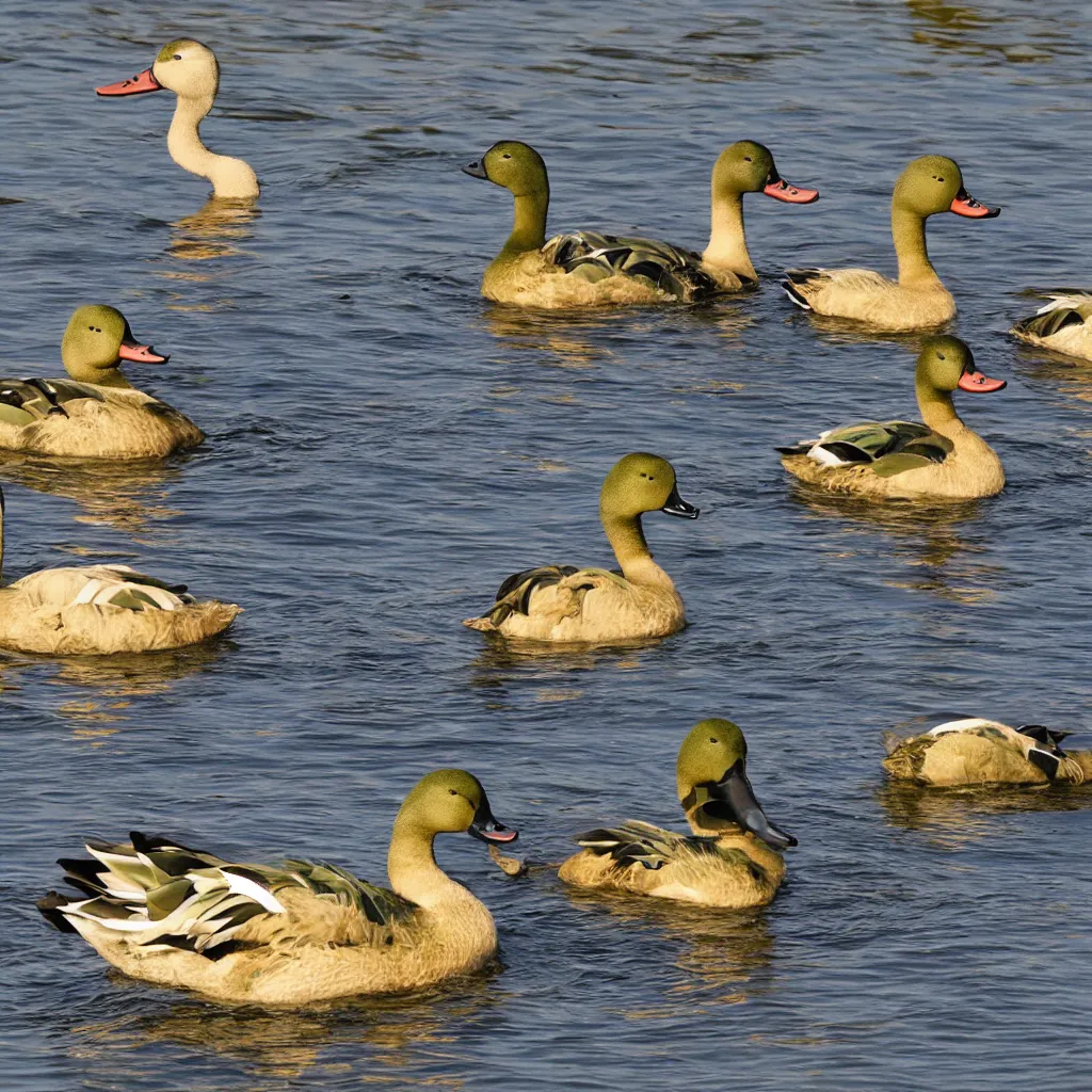 Prompt: 🦆🍾