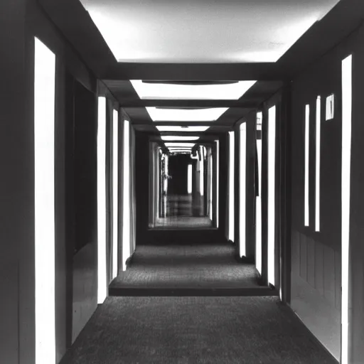 Image similar to stanley kubrick hallway, 1 9 6 0 s, 4 k