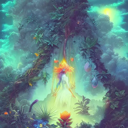 Image similar to 🧚‍♀️✨🌳🧚‍♀️ Polaroid candid by Lisa Frank Peter Mohrbacher Jason Felix Artgerm Ferdinand Knab Alena Aenami Dave LaChapelle