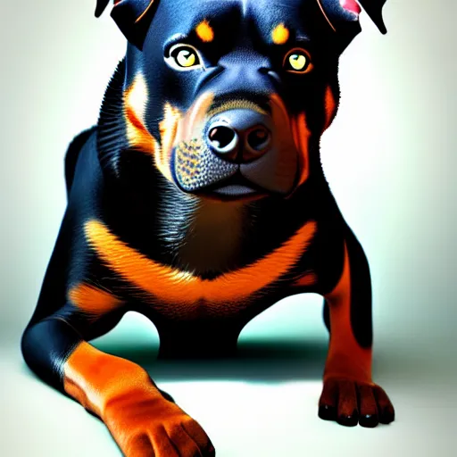 Prompt: ugly hybrid of a rottweiler and a cat, David S. Goyer and Allan Heinberg, full body, Vibrant, Stunning, volumetric lighting, sharp focus, ultra-detailed, white background, photorealistic, complex, intricate, 3-point perspective, hyper detailed, unreal engine 5, IMAX quality, cinematic, finely detailed, small details, extra detail, symmetrical, high resolution, 3D, PBR, path tracing, octane render, arnold render, 8k, award-winning, awe-inspiring, ground-breaking, masterpiece , artgem