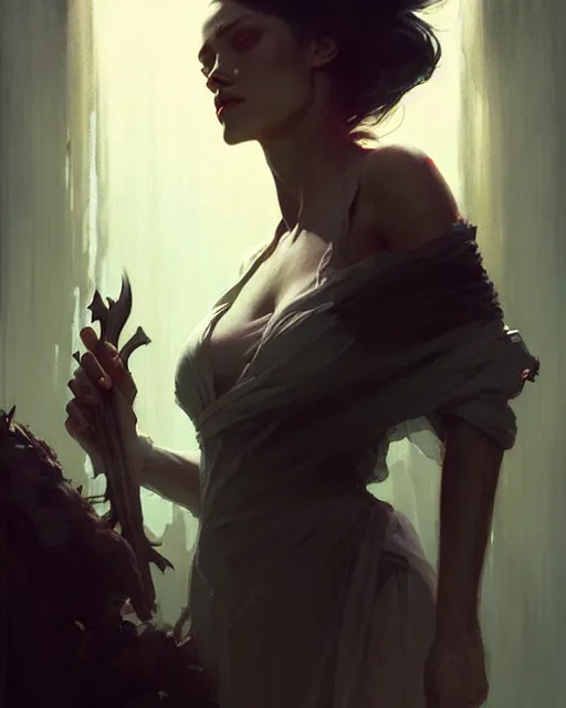 Image similar to a necromancer | | realistic shaded, fine details, realistic shaded lighting poster by greg rutkowski, magali villeneuve, artgerm, jeremy lipkin and michael garmash and rob rey