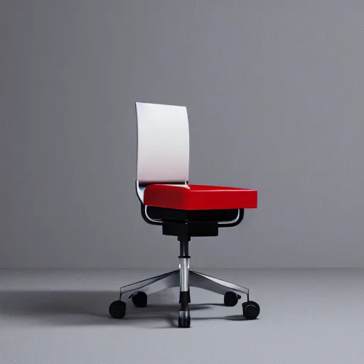 Image similar to Photograph of an office chair made from BMW parts, futuristic design, 8K HD, product shot