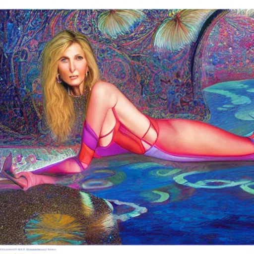 Image similar to Olivia Newton-John, by Mark Brooks, Donato Giancola, Victor Nizovtsev, Scarlett Hooft Graafland, Chris Moore