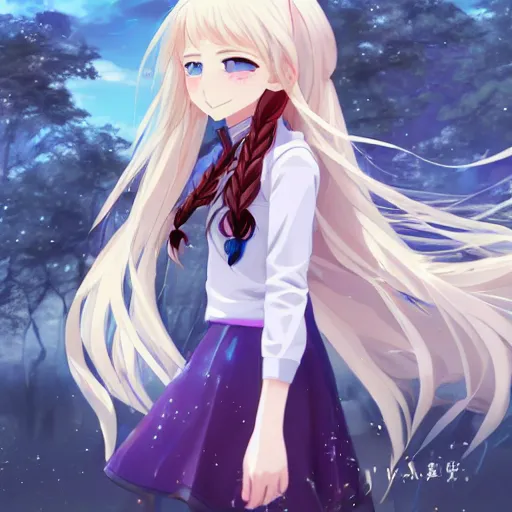 Steam Workshop::1920x1080-Blonde-Blue-Eye-Anime-Girl-1080P-Laptop-Full-HD