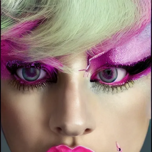 Image similar to lady gaga artpop act 2 album cover shot by nick knight, canon, highly realistic. high resolution. highly detailed. dramatic. 8 k. 4 k.