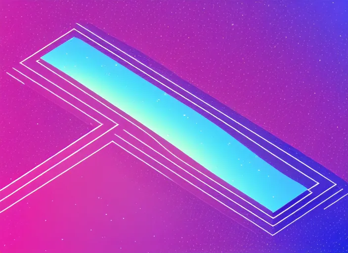 Image similar to an isometric view of a minimalistic illustration of a galaxy, minimalism, artstation, 4 k