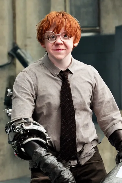 Image similar to Rupert Grint as Dr Octopus