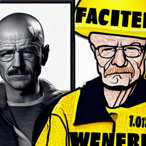 Image similar to Walter White fighting Barack Obama