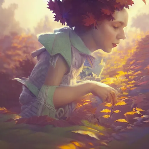 Prompt: 🍁 cute, illustration, digital art, inspired by botanicula, by greg rutkowski, sharp, masterpiece, highly detailed, photorealistic, octane render, 8 k, unreal engine 5, trending on artstation, vivid colors